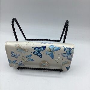 Shag Wear Butterflies Large Faux Leather Wallet